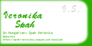 veronika spah business card